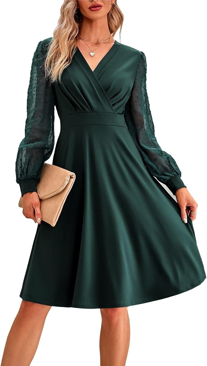 Robe midi pour femmes parfaite pour le bureau et les sorties en terrasse