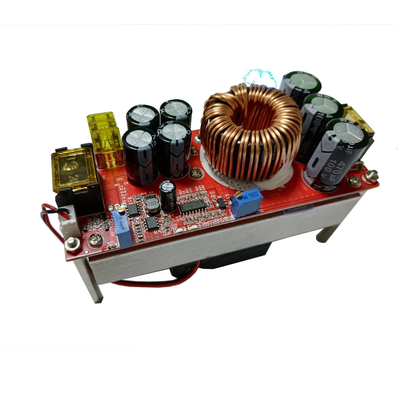 1800W 40A DC-DC Boost Converter Step Up Power Supply Module 10-60V to 12-90V Adjustable Voltage Charger(1800W)-image-46