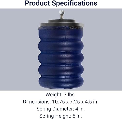 Miniatura 5 de SuperSprings SSF-111-40  SumoSprings Solo delantero para Ford F-250F-350F-450F-550  Par izquierdoderecho  Capacidad de 1000 (lb) al 50% de
