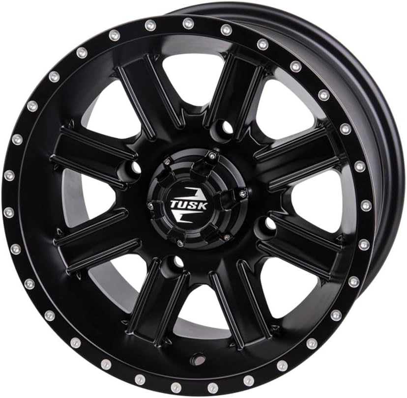 4/156 Tusk Cascade Wheel 12x7 4.0 + 3.0 Matte Black For KTM 450 XC 2008-2010