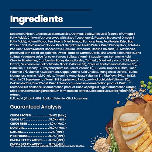 Image of Blue Buffalo Life Protection Formula Chicken & Brown Rice Small Breed Adult Dry Dog Food, Supports Immunity with Antioxidant-Rich LifeSource Bits, Promotes Healthy Muscles, Skin & Coat Health, 15 lbs.