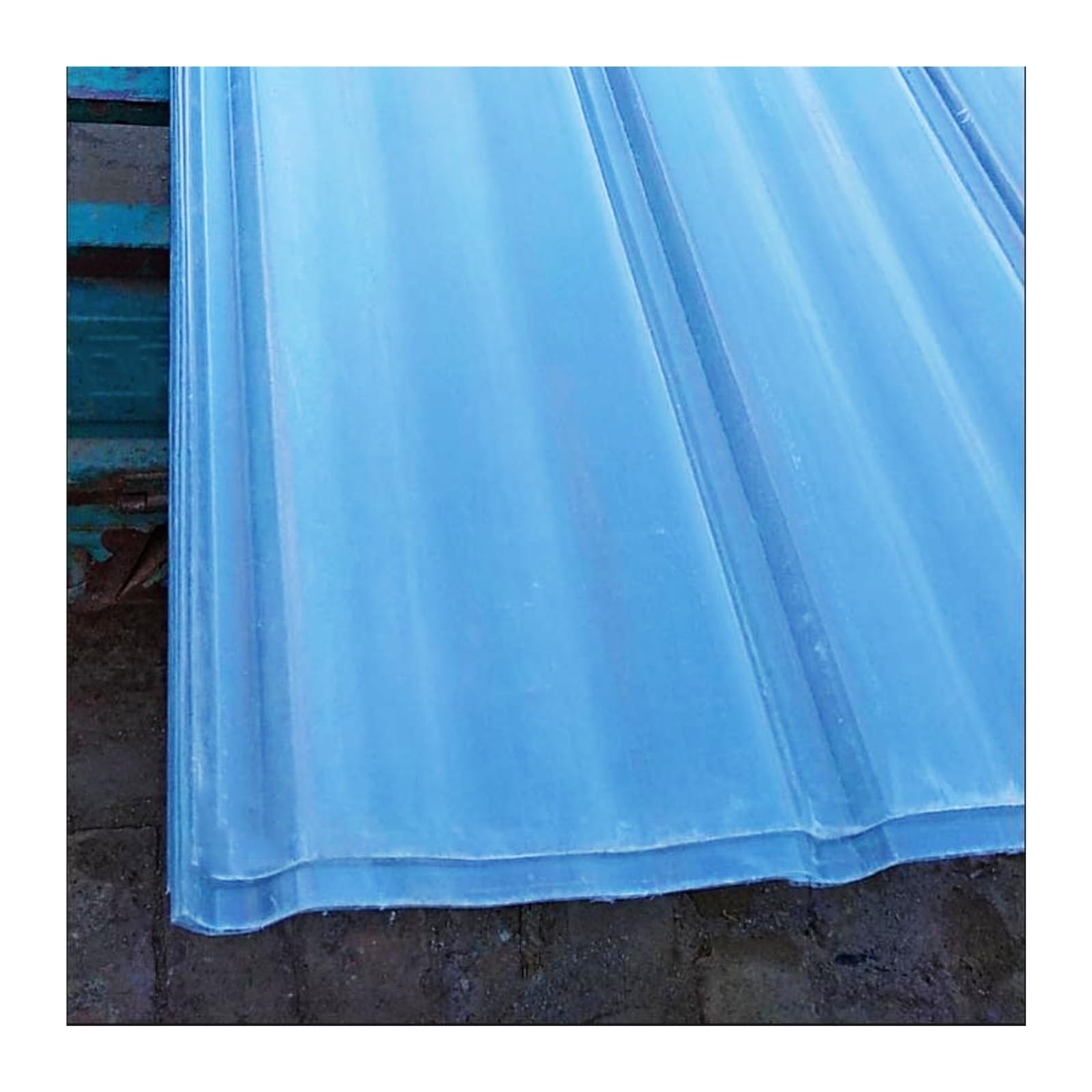2x Placa Ondulada, Panel para Tejado Transparente, 1,50 mm Chapa Tejado Exterior, Placa de Iluminación Natural, Hojas de Techo Corrugado, Impermeable(35x71in/90x180cm)