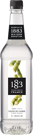 1883 Maison Routin Premium Cane Sugar Syrup, 1 Litre PET Bottle