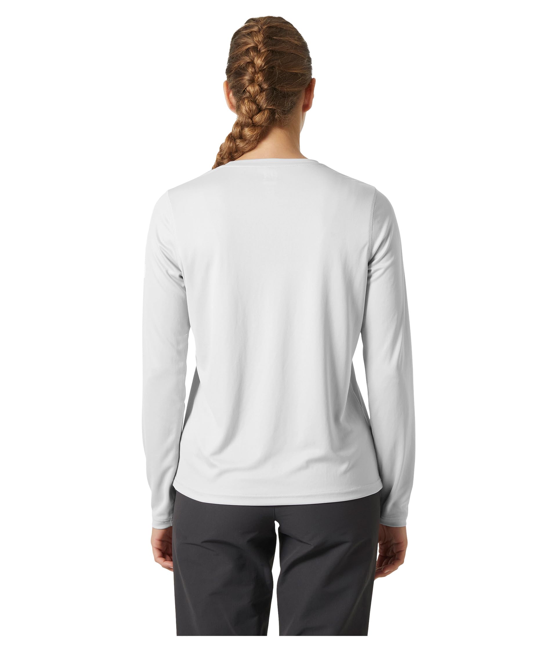 Helly Hansen Damska W HH Tech Crew LS 2.0, szara mgła, S