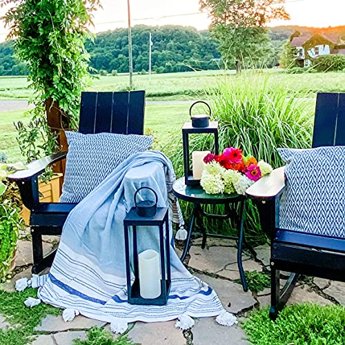 Lamplust Solar Lantern Decorative Front Porch Decor, 14 Inch Solar Lanterns Outdoor Waterproof, Modern Home Decor Porch Decorations Outdoor, Candle Lantern For Farmhouse Patio #TOP6