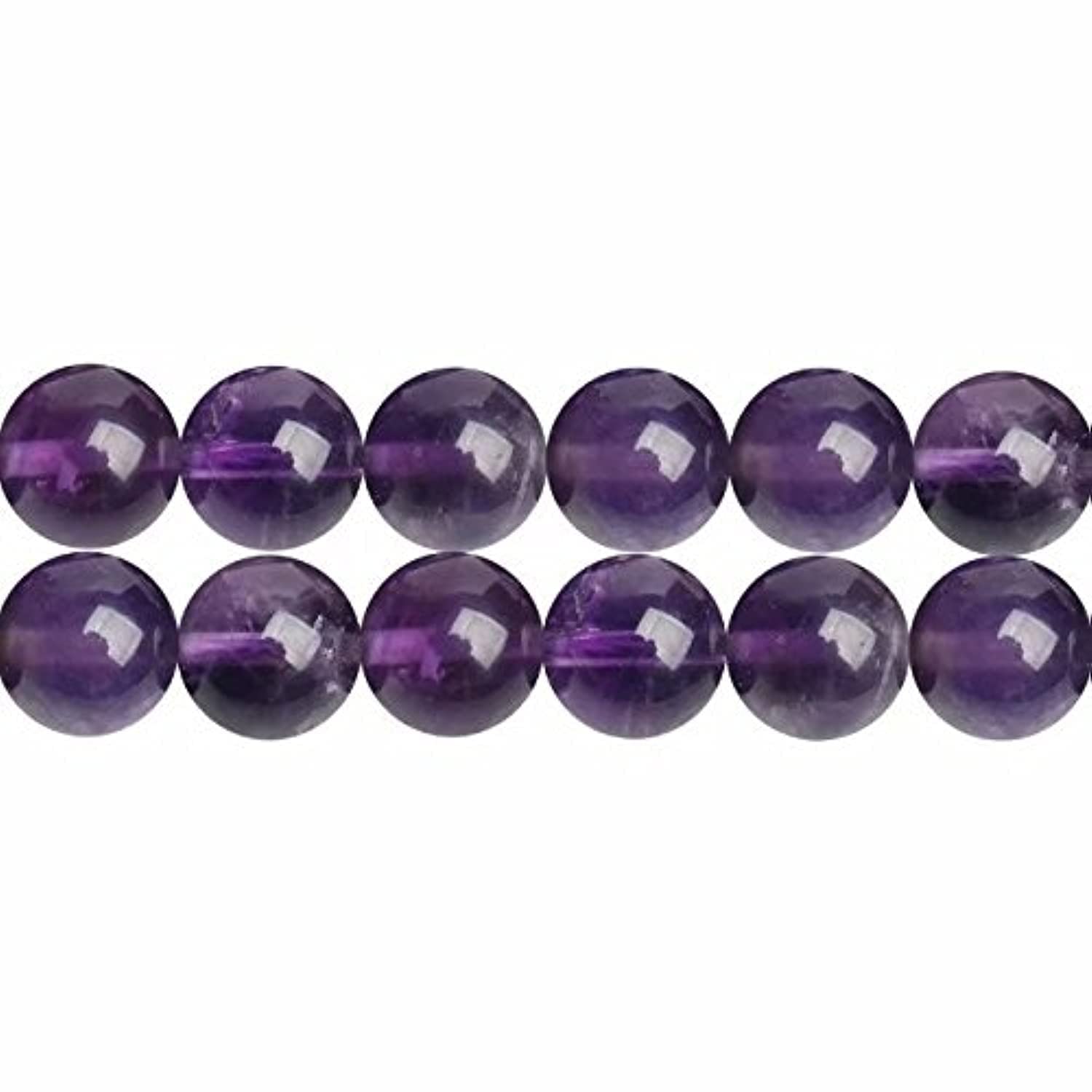 Skybeads Purple Amethyst Genuine Gemstone And Crystal Round Small Size 4Mm Beads To Make Jewellery One Strand 15 Inch Apx 92 Pcs