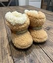 EAZYLAYERS Infant Baby Snow Boots | Warm Fleece Lined Soft Sole Winter Booties | Non-Slip Cozy First Walker Shoes for Boys & Girls | Newborn Crib Toddler Outdoor Footwear (Brown, 12-18 Months) gallery image