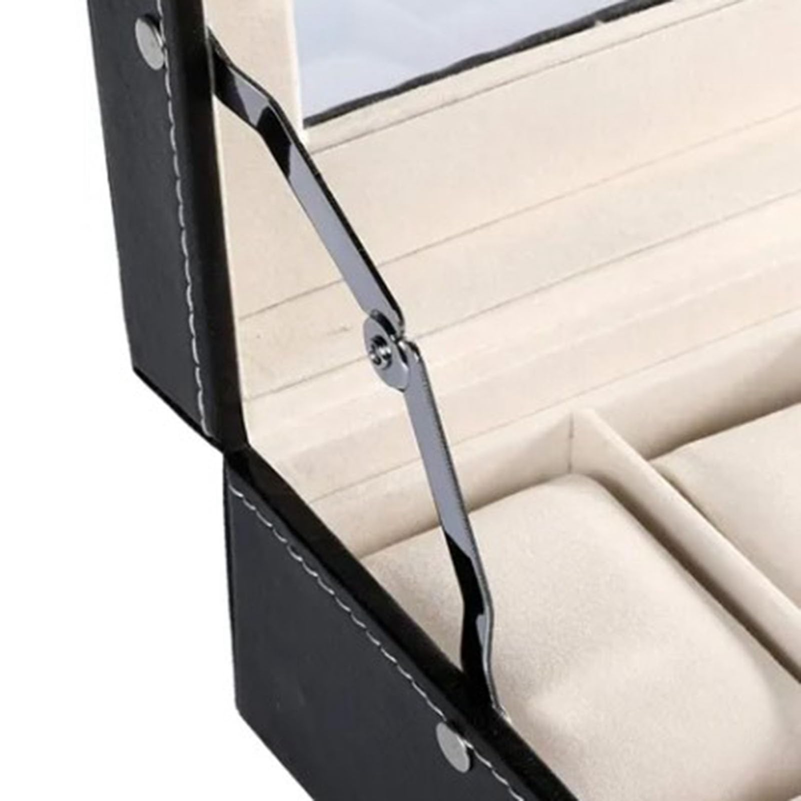 Etui do Przechowywania Zegarków Wodoodporne 24 Miejsca Duża pojemność Organizer na Zegarki Pudełko na Prezent Stylowy Wygląd PU Skóra 16,9 X 11,4 X 3,5 Cala