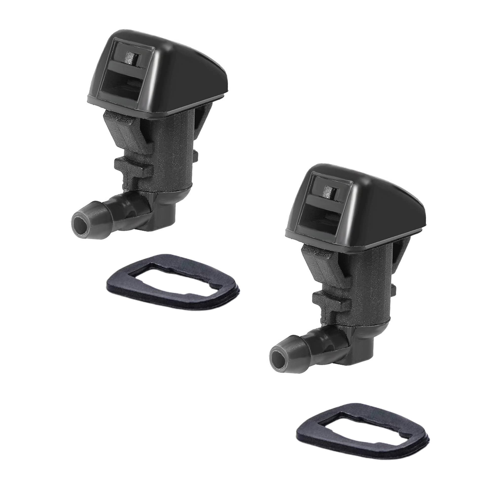Mydugia7C3Z-17K605-A Front Windshield Washer Nozzles Compatible with 2011-2016 Ford F250 F350 F450 F550,Spray Jet Kit (pack of 2)