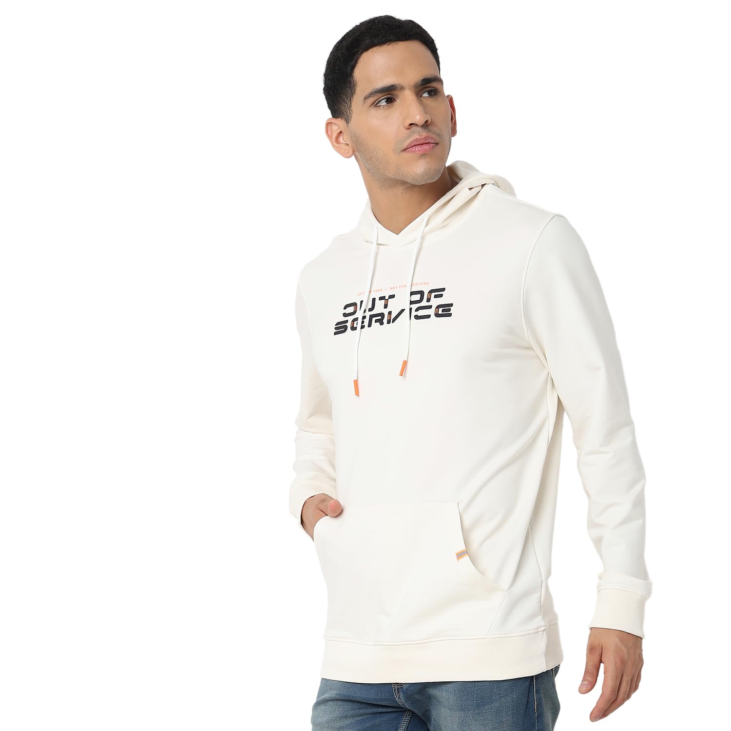 spykar Blended Men's Hooded Neck Sweatshirt-picture-24
