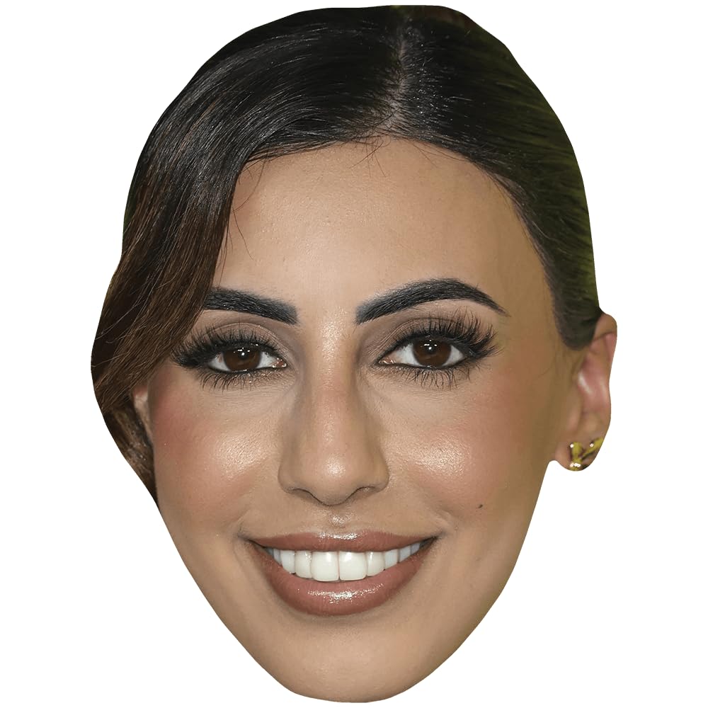 Sarover Aujla (Smile) Celebrity Mask, Flat Card Face, Fancy Dress Mask
