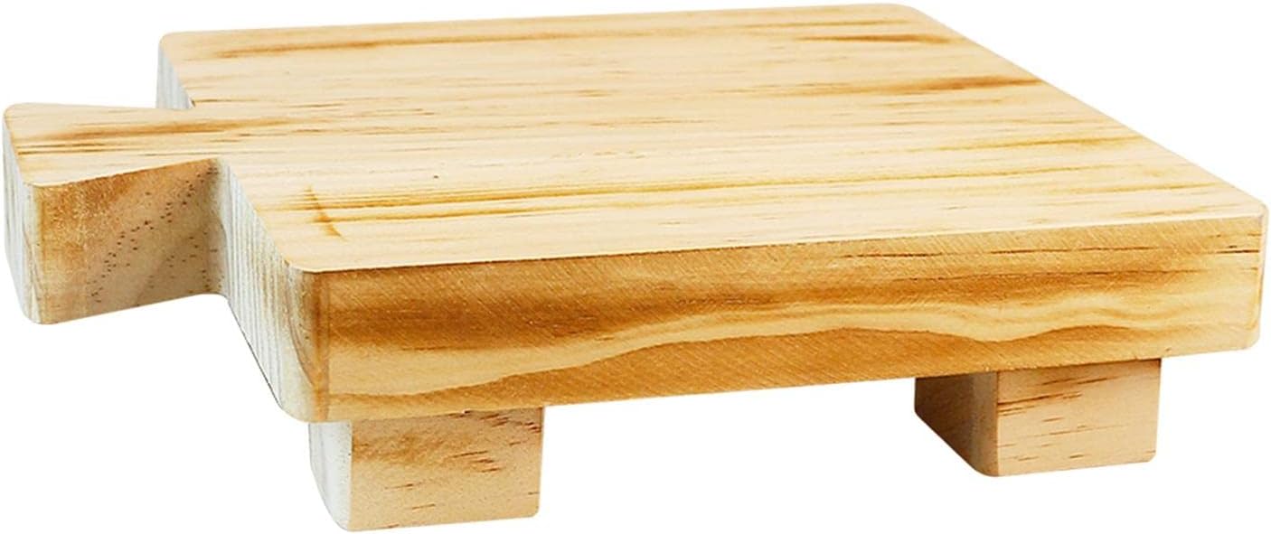 KLKCMS Wooden Bedside Step Stool Portable Mobility Step