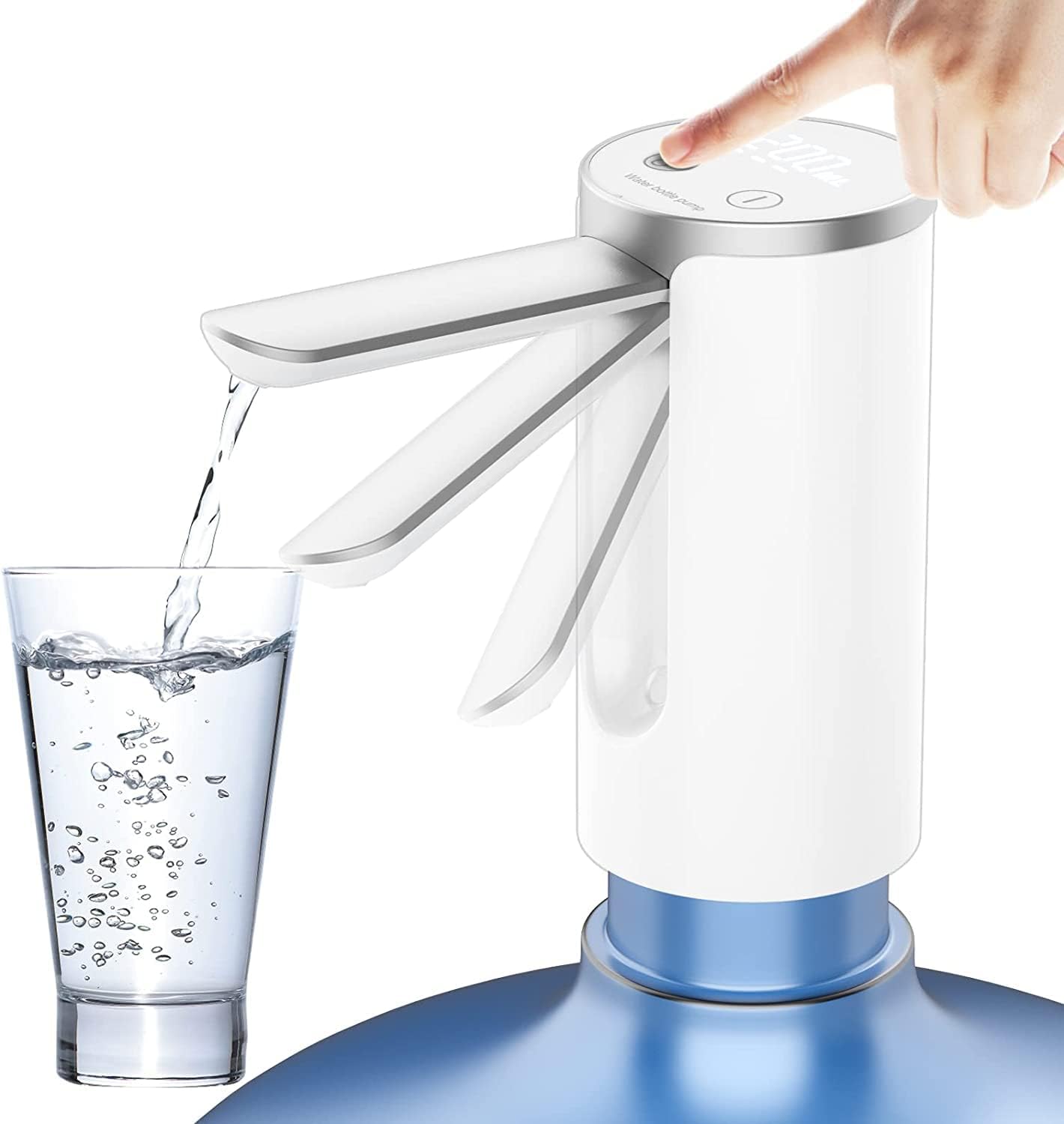 DMG Water Bottle Pump, Foldable Electric Water Bottle Pump for 5 Gallon