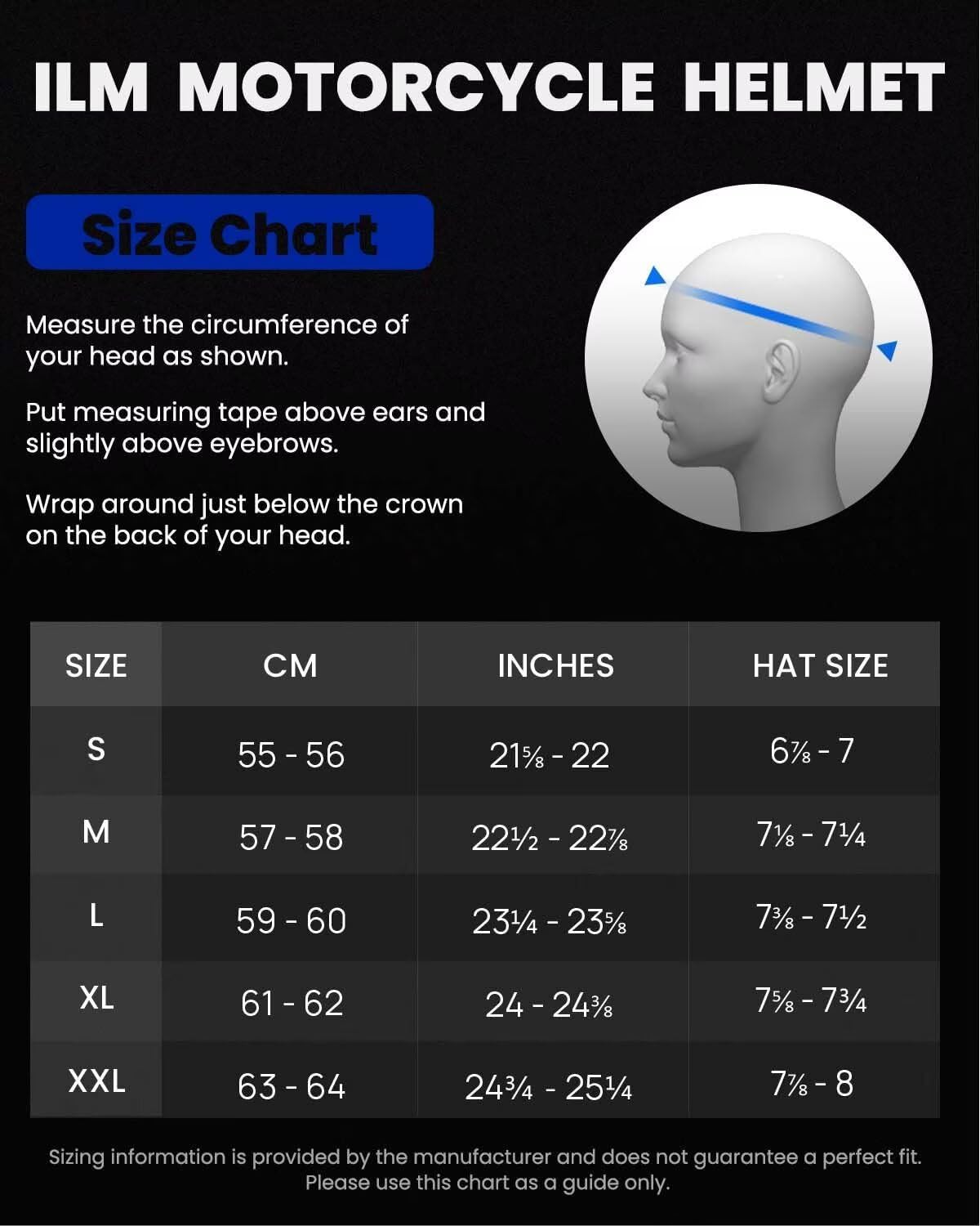 ILM Motorcycle Helmets Full Face for Men Women with Pinlock Powersports Street Racing Cascos para Motos DOT Model MF510