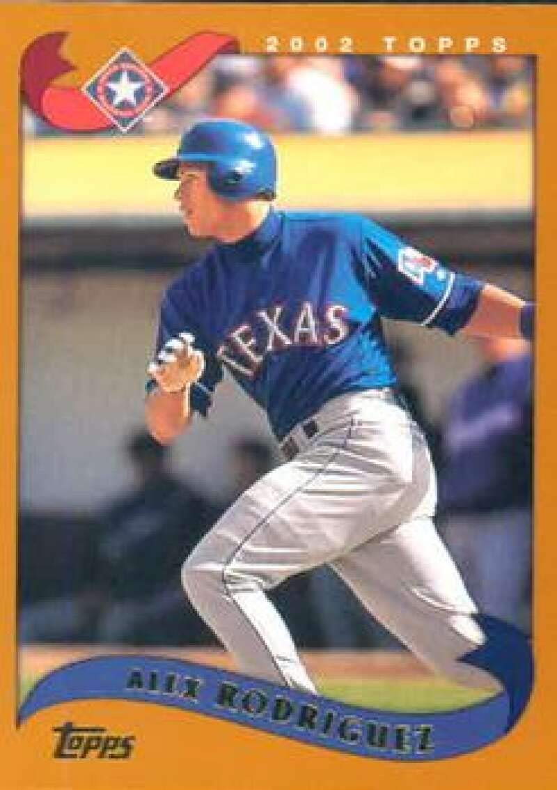 Amazon.com: 2002 Topps Baseball #640 Alex Rodriguez Texas Rangers Official  MLB Trading Card From The Topps Company : Collectibles & Fine Art