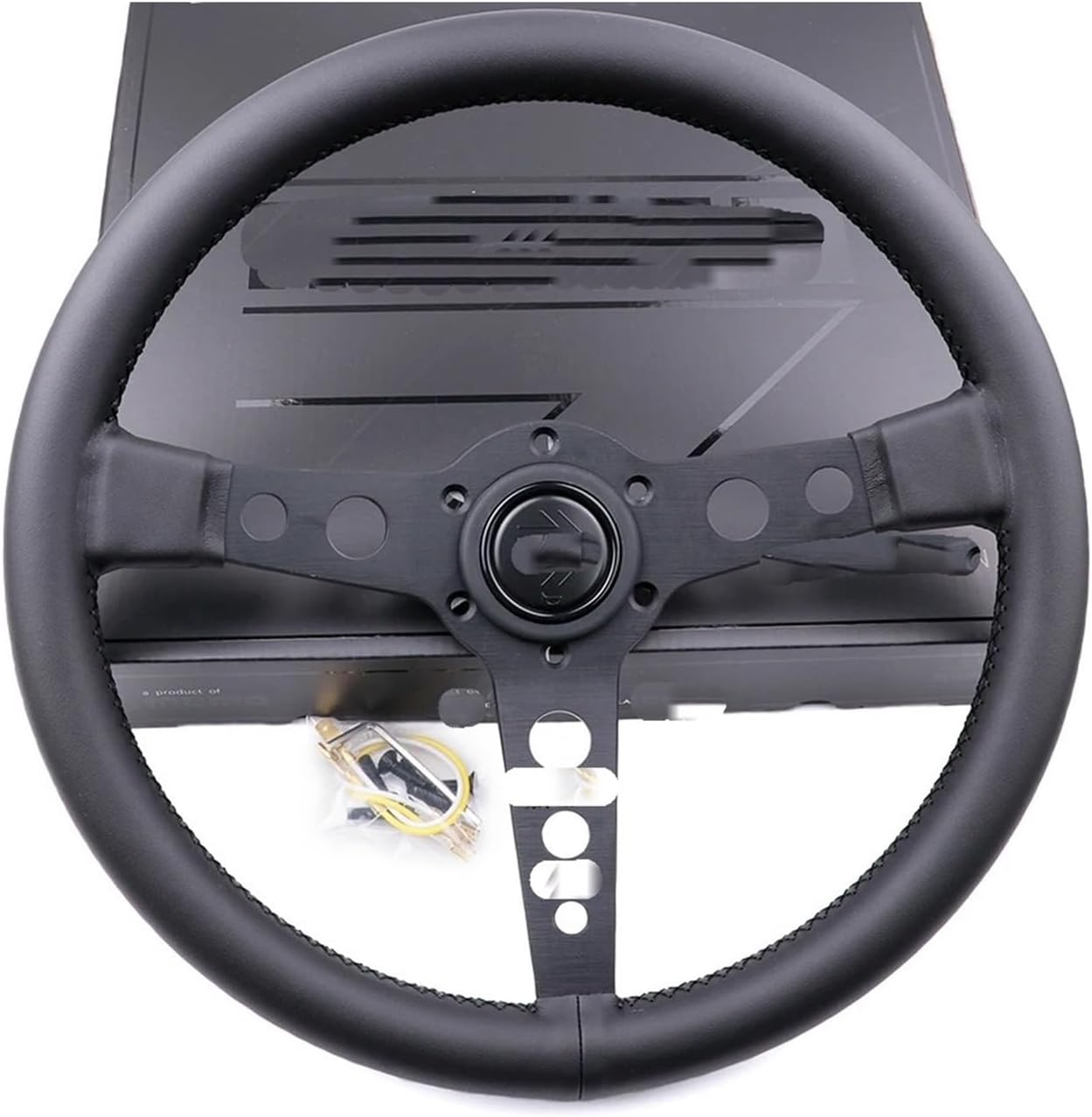 BLACK MOMO モモP5ステアリング車ハンドル350MM EDITIONMOMO モモ