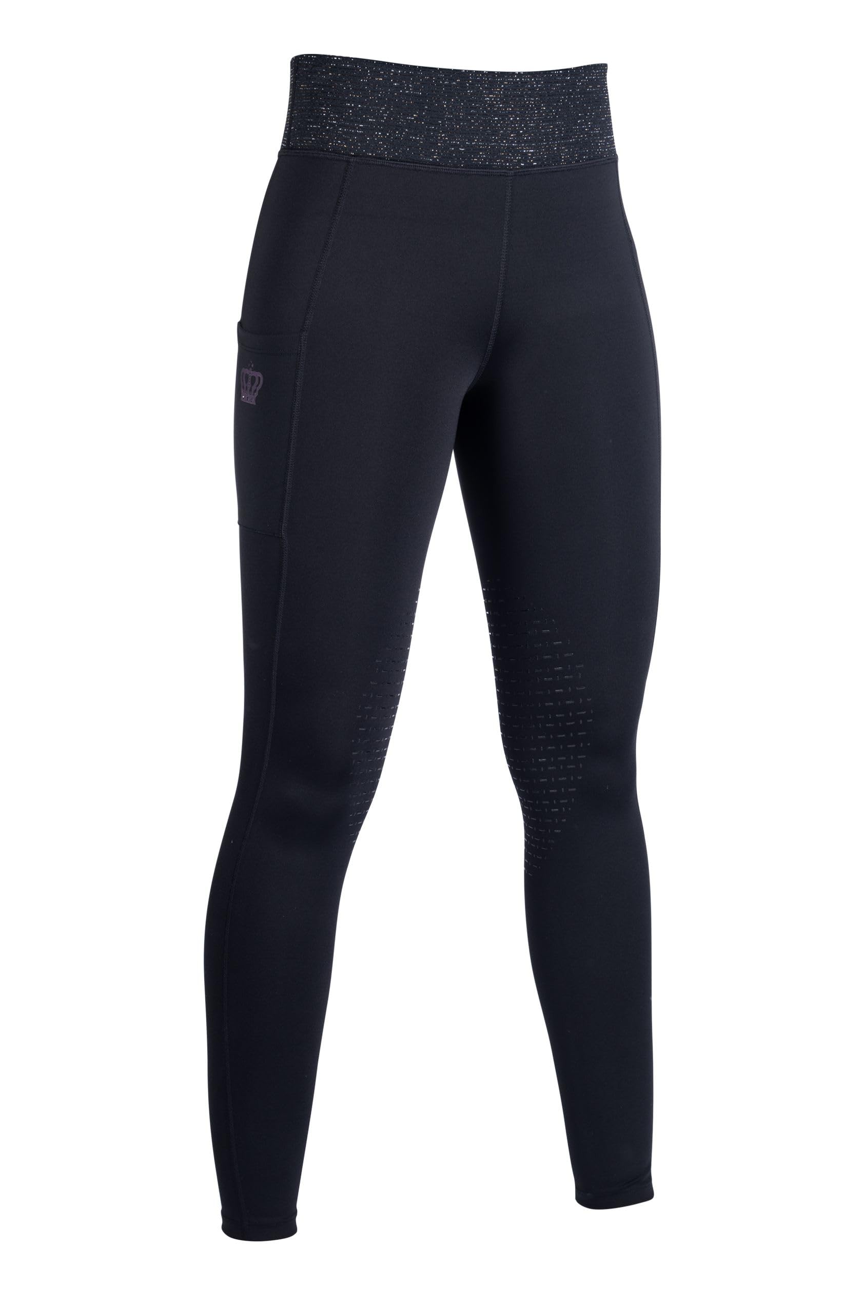 Hkm Women's Lavender Bay Leggings, Black, 38