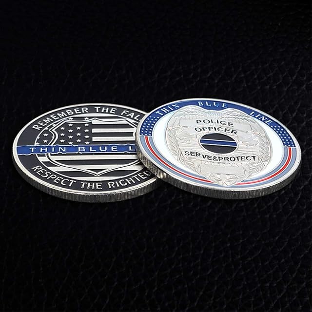 Foto 5 de 7 de Kocreat Medalla conmemorativa de la moneda de la policía de los Estados Unidos Replica-Libertad América…