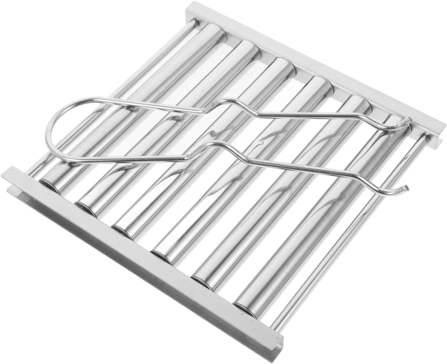 Rullo Per Hot Dog In Acciaio Inox - Per Griglia | Cuoce 5 Hot Dog Alla Volta - Foto 13