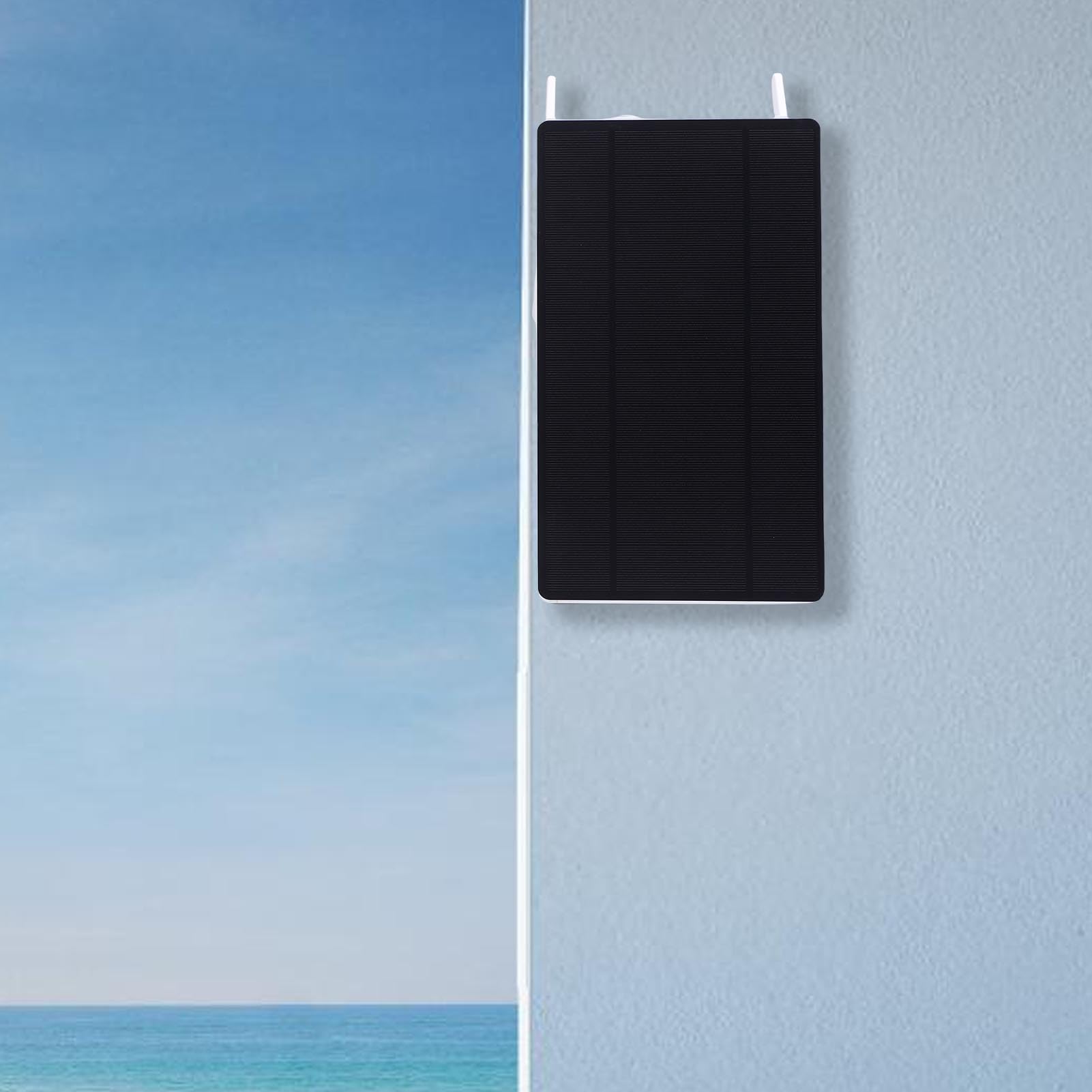 Buachois Routeur Solaire 4G LTE WiFi Extérieur IP66, Modem sans Fil Alimenté par Énergie Solaire pour Camping Car et Caméra jusqu'à 8 Appareils (Version européenne)