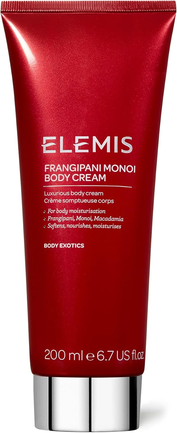 ELEMIS Frangipani Monoi Body Cream, Luxurious Body Cream to Soften