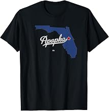 Apopka Florida FL Map T-Shirt