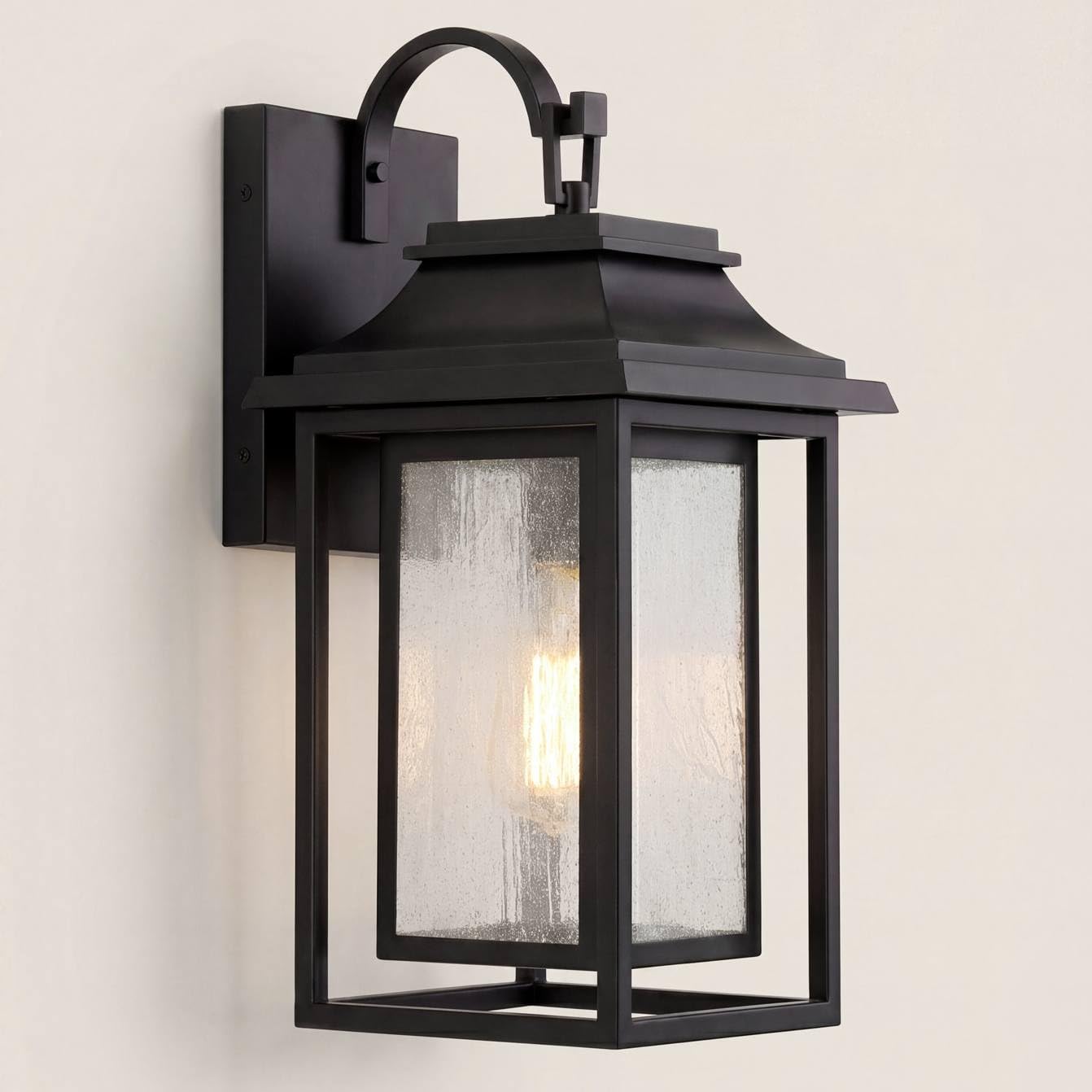 John Timberland Cecile Modern Outdoor Wall Light Fixture Painted