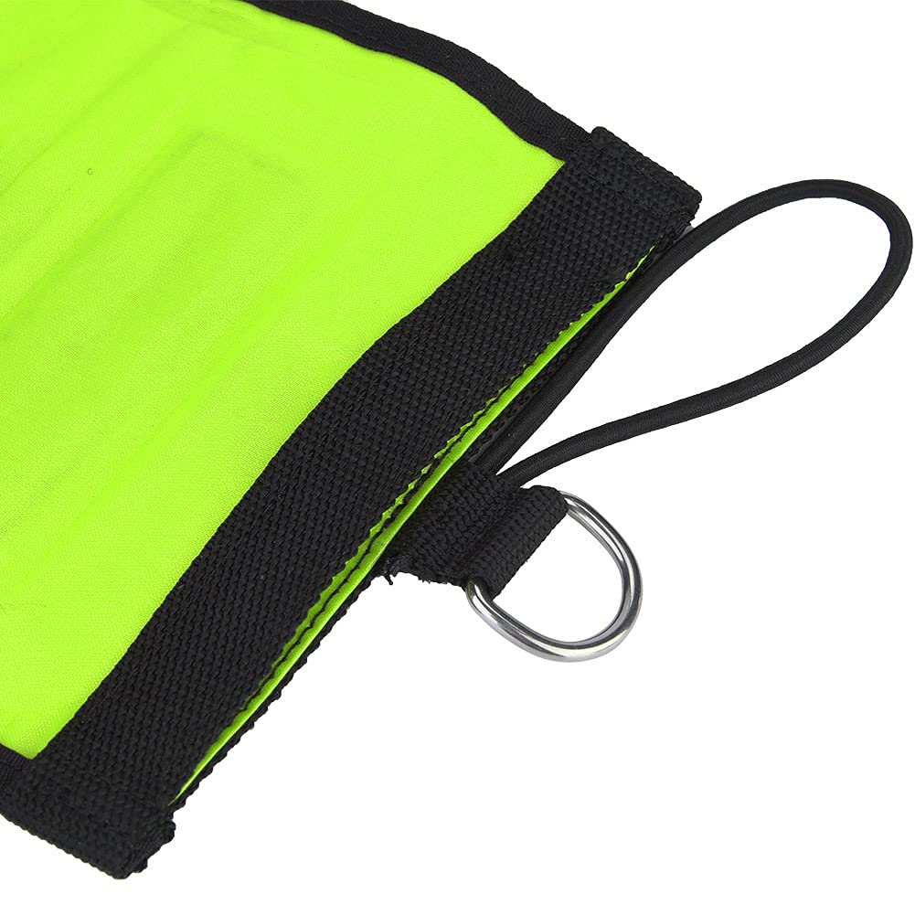 Yosoo Health Gear SMB Gonfiabile, 6FT Arancione Ad Alta visibilità | Boa Segnaletica di Superficie per Immersioni, Valvola Unidirezionale in TPU, Strisce Riflettenti, Anelli a D in Acciaio