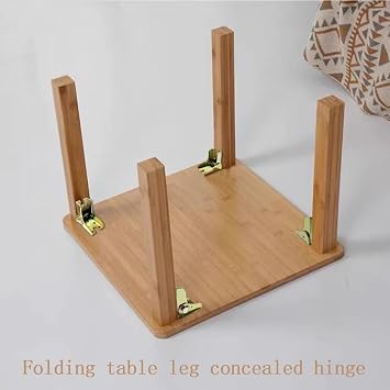 4 Pack Folding Bracket-Self-Locking Hinge-Leg Fittings and Angle Braces-for Table Legs Foldable , Folding Worktables ,Kitchen Folding Table (Colors)