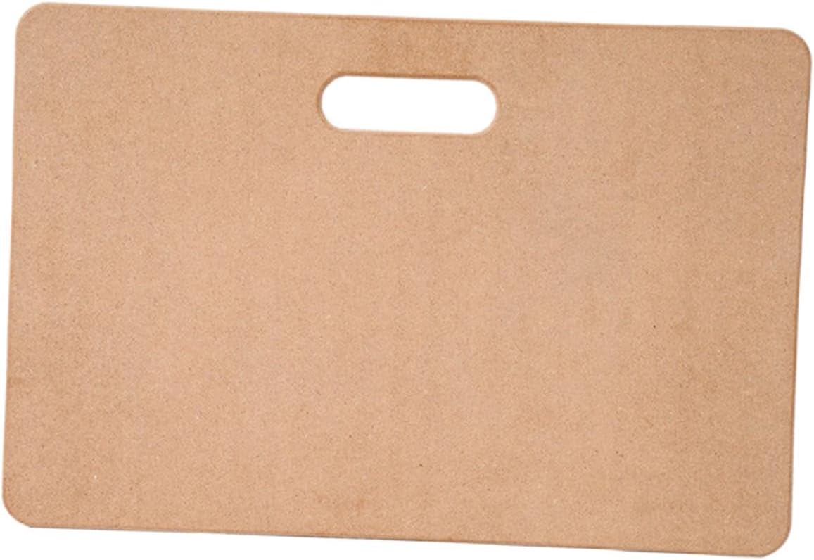 Portable Clay Wedging Board Wooden, Holding Clay Blank Slab Fibreboard Clay Board, Mud Board for Ceramics Clay Making, S