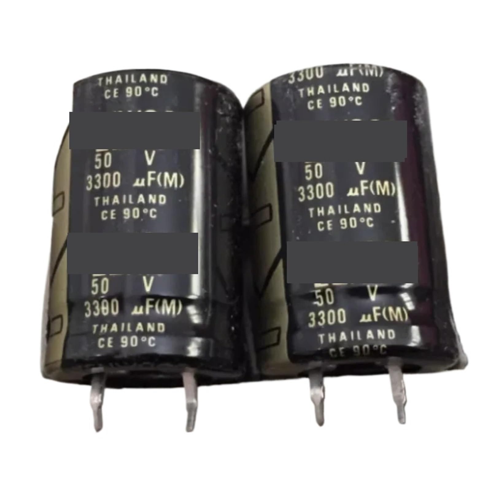 BALYDLUL 2PCS 50V 3300UF 22X35MM electrolytic capacitor 90 degree