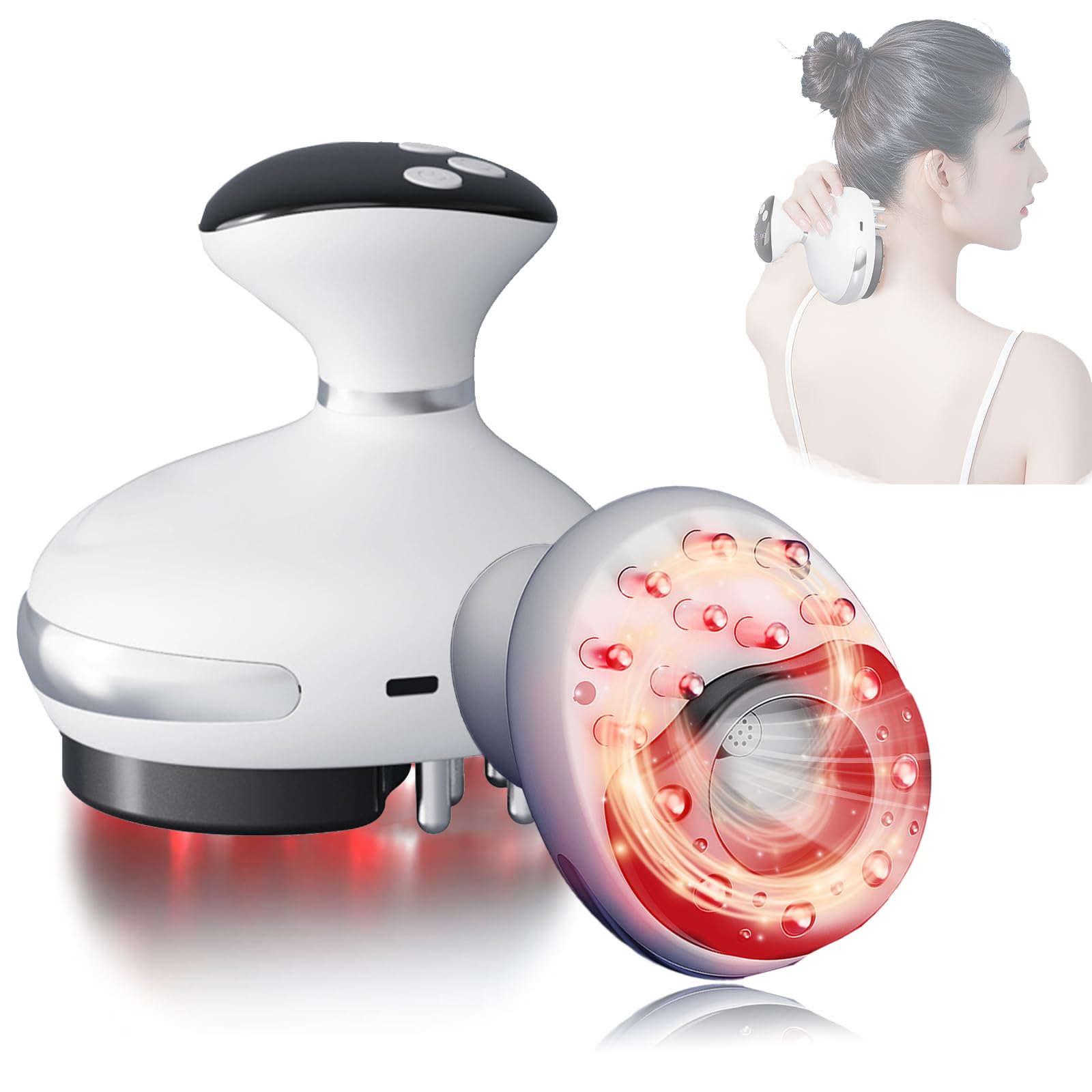 Masseur anti-cellulite triphasé Gua Sha et EMS à 9 niveaux