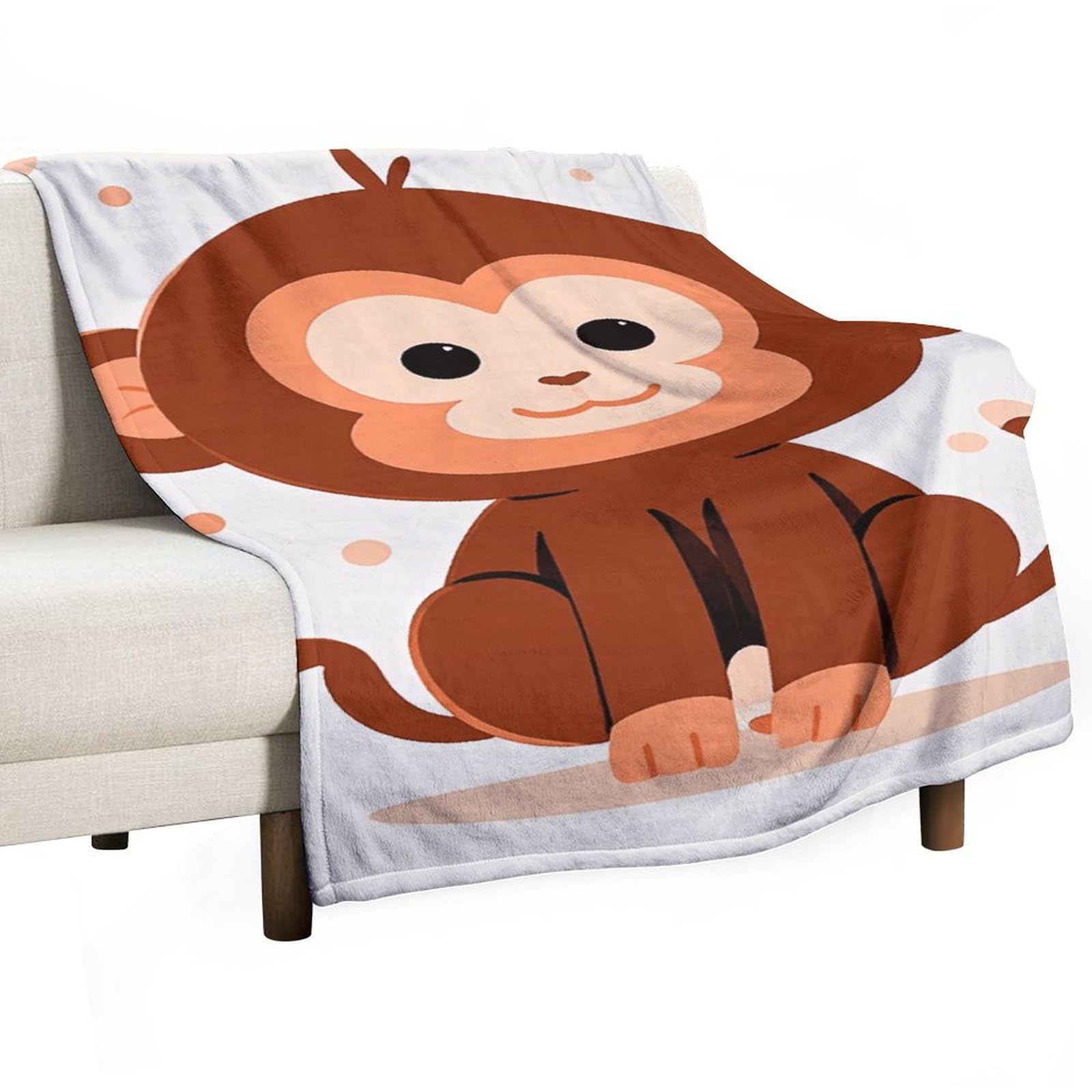 Couverture super douce de qualité supérieure au toucher peluche 177 x 127 cm