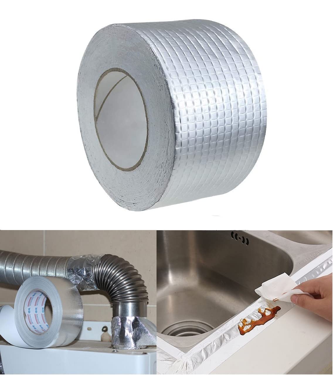 TRAY Roof waterproof leakage repair material butyl coil building roof waterproof tape strong leak sticker plugging king (B09P8L4S27) Amazon Price History, Amazon Price Tracker