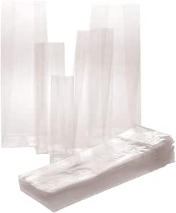 25 pz fogli trasparenti cellophane sacchetti per alimenti 100 x 130 cm