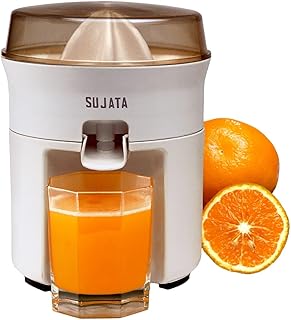 Sujata Citromatic Juicer|40 Watts|110 RPM|Direct Flow for Unlimited Capacity|Citrus Juicer| (White)