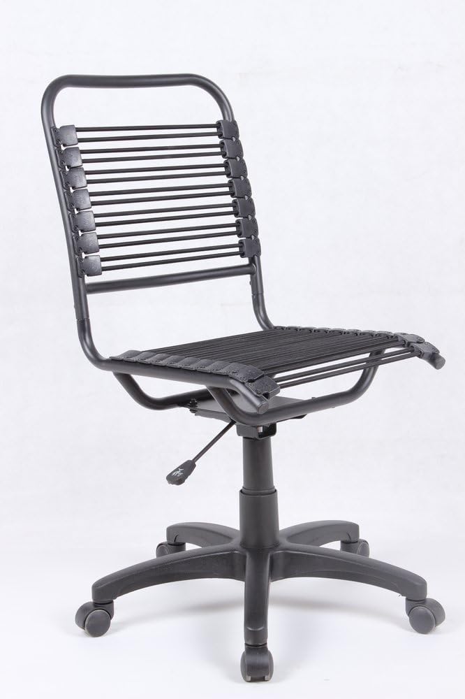 EZ Office Bunbom String Office Desk Side Chair Black Bungies String