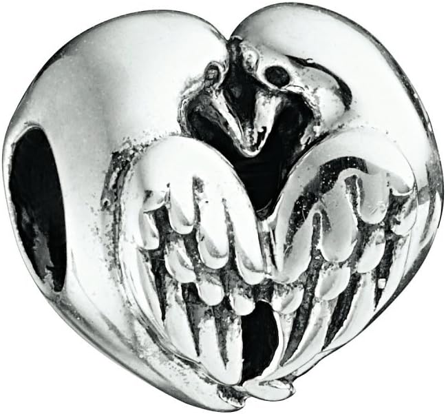 Authentic Chamilia Sterling Silver Charm "Two Turtle Doves" 2010-2990