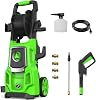 5000 Max PSI Electric Pressure Washer, Power 3.6 GPM Power Washer Machine with Hose Reel,4 Quick Connect Nozzles, Foam Cannon, for Cars, Patios, and Floor Cleaning