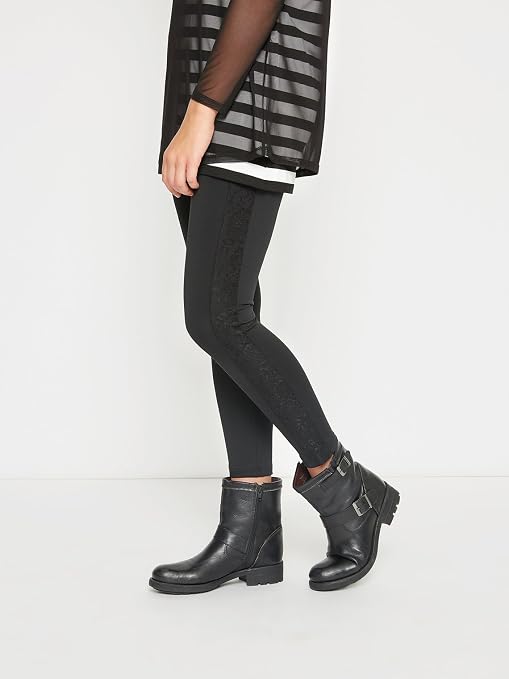 Fiorella Rubino: Leggins Donna con Profili in Pizzo TON Sur TON. (Italian  Plus Size) : Amazon.it: Abbigliamento