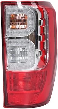 Automotive Car Rear Tail Light Brake Lamp With Bulbs Wire Harness For ZhongXing Terralord Pick Up Car Light Assembly replacement partsWhite,Right side