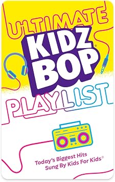 Yoto Ultimate Kidz BOP Playlist - Kids Audio Card Player & Mini All-in-One Audio Player, Screen Free Listening with Fun Singer Long Music for Playtime Parties & Travel, All Ages