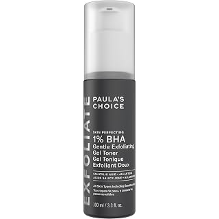 Paula's Choice SKIN PERFECTING 1% BHA Exfoliating Gel Toner, 3.3 Fl Oz - Amazon product rated Grade A