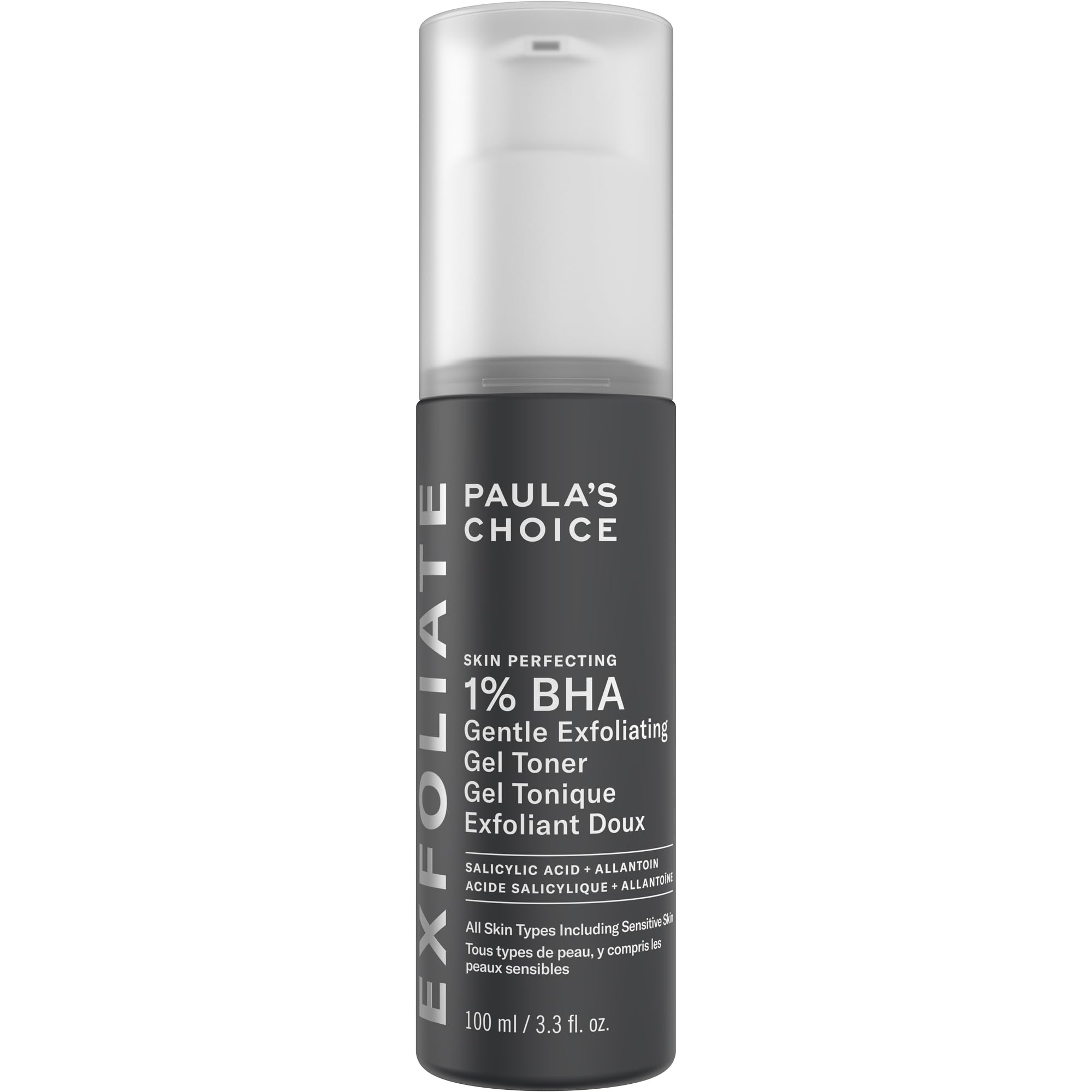 Paula's Choice SKIN PERFECTING 1% BHA Exfoliating Gel Toner, 3.3 Fl Oz