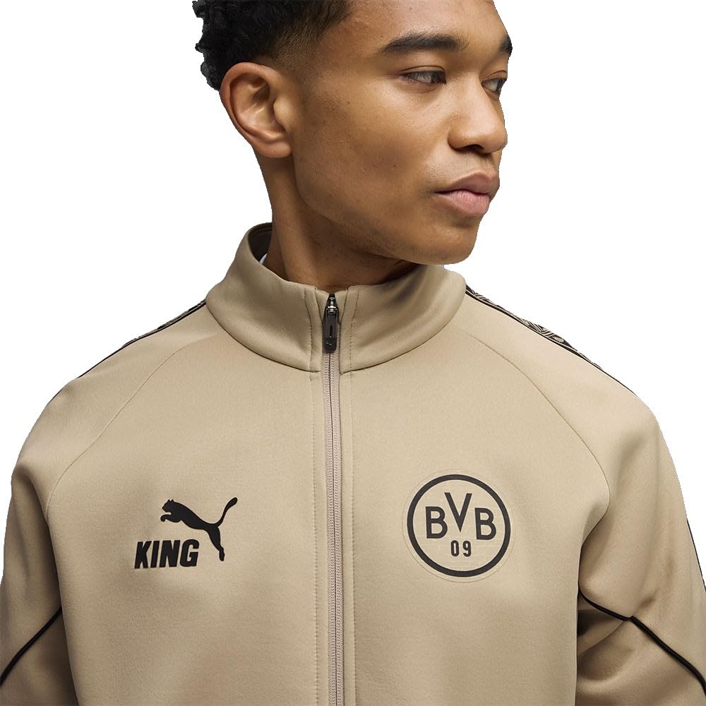 PUMA Borussia Dortmund e Erde King Anthem Jacke Beige Herren