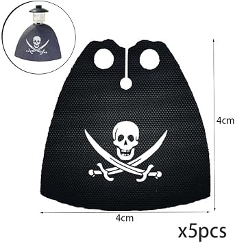 Building Block Accessory Cloak Figure Pirate Cape (5pcs)