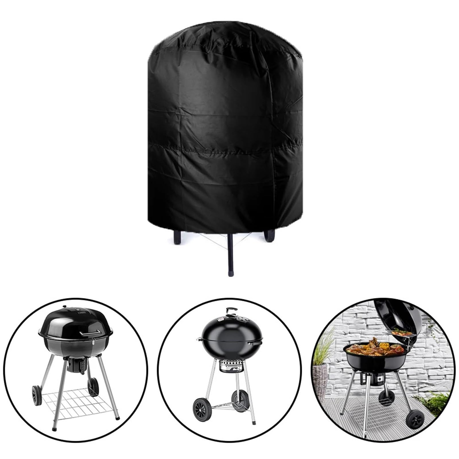 Pokrowiec na grill, Pokrowiec na grilla BBQ Camping Outdoor 77x58cm/80x66x100cm Ochronny przed deszczem Wytrzymały(66x100x88cm)