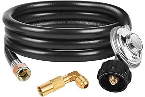 DOZYANT 6 Feet Propane Regulator and Hose: The Perfect Companion for Your Blackstone Griddle