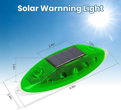 Miniatura 4 de Luz estroboscópica solar de advertencia LED sensible lámpara de advertencia súper brillante IP65 impermeable control de luz intermitente barricada