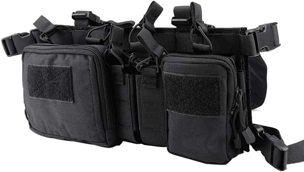 Outdoor Sports Airsoft Gear Combat Assault Molle Vest Accessory Pouch Bag Carrier Tactical Camouflage Chest Rig